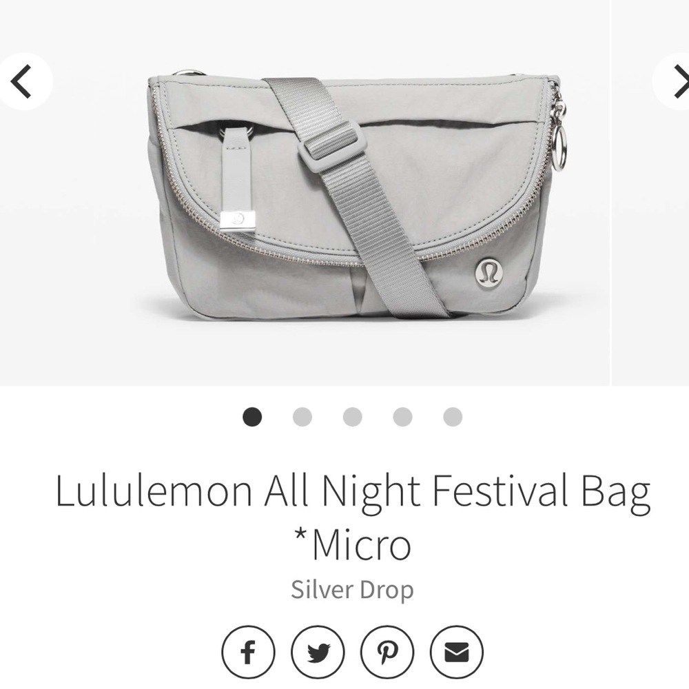 Lululemon all night festival bag micro